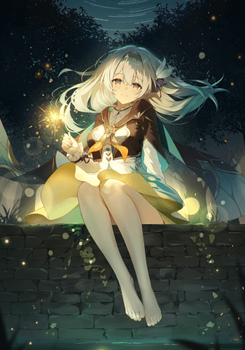 《崩坏：星穹铁道》流萤4K全面屏手机壁纸