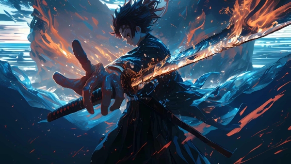 炭治郎拔刀瞬间