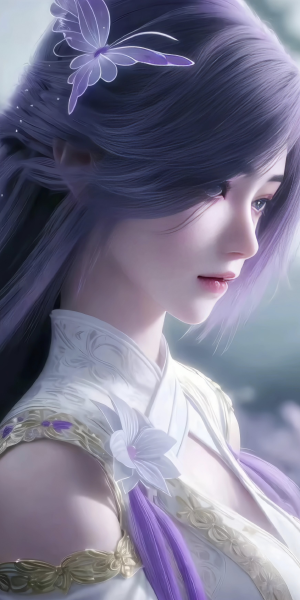 《完美世界》云曦2K全面屏手机壁纸