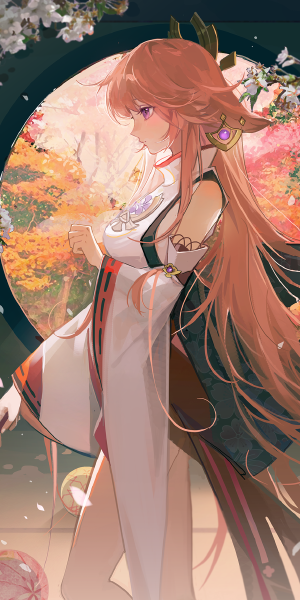 《原神》八重神子手机壁纸