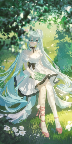 初音未来2K全面屏手机壁纸