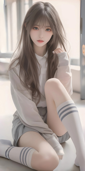 动漫少女2K全面屏手机壁纸