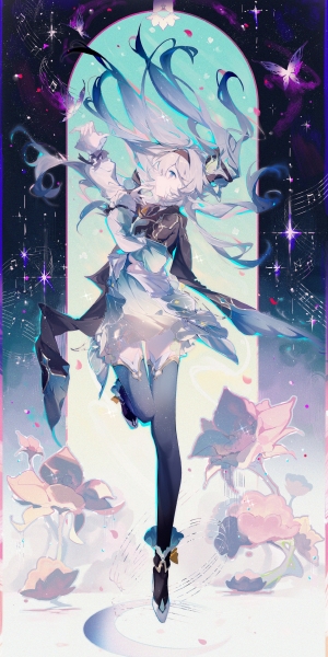 《崩坏：星穹铁道》流萤4K全面屏手机壁纸