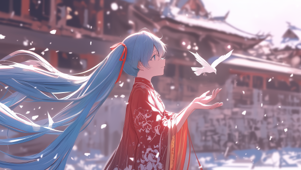 初音未来2K电脑壁纸