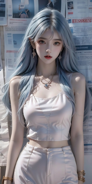 银发少女写实风2K手机壁纸