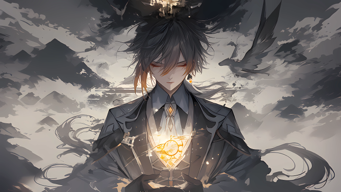 《原神》钟离玄岩之意4K壁纸