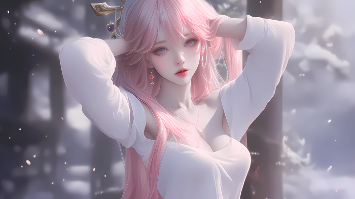 原神八重神子唯美4K壁纸