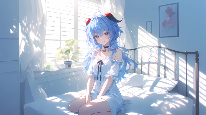 原神甘雨日常4K壁纸