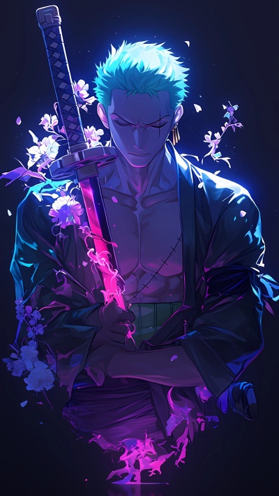 海贼王索隆5K手机壁纸