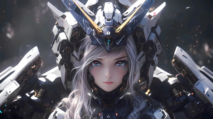 机甲少女4K壁纸
