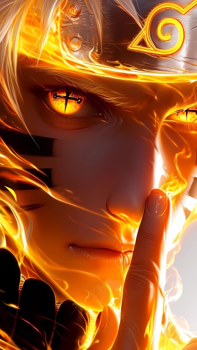 高清火影忍者鸣人动漫5K手机壁纸