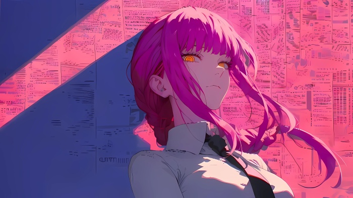 玛奇玛动漫2K电脑壁纸