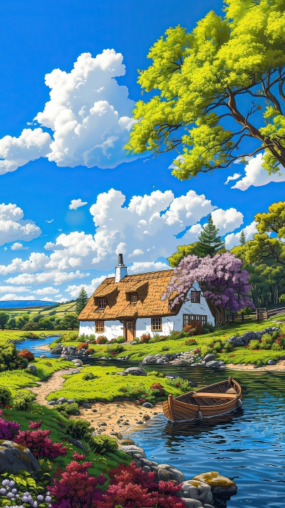 动漫风景4K电脑壁纸