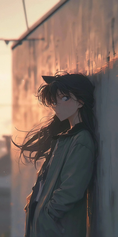 毛利兰文艺竖版壁纸