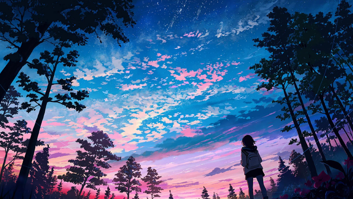 唯美动漫2K风景电脑壁纸