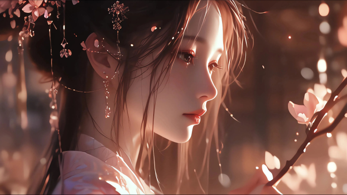 《完美世界》火灵儿动漫4K电脑壁纸