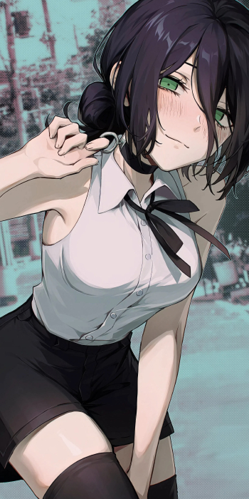 《链锯人》玛琪玛4K手机壁纸：神秘冷艳的独特魅力