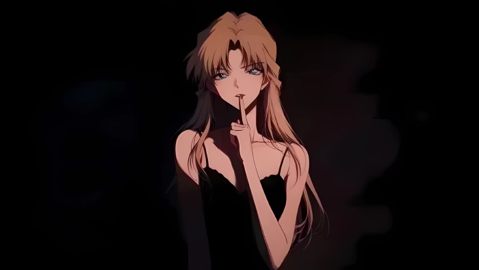 《名侦探柯南》贝尔摩德2K动漫壁纸 | 神秘魅力与暗黑气息