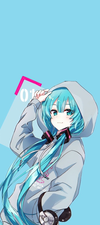 2025萌力觉醒！初音未来2K手机壁纸