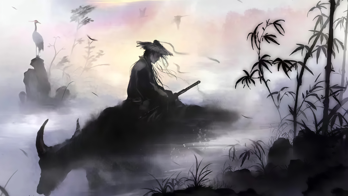 遗世独立 – 东方水墨风格2K电脑壁纸