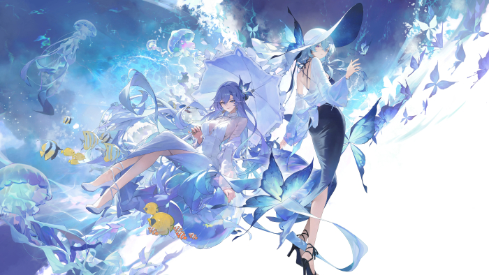 坎特雷拉与守岸人 – 《鸣潮》4K奇幻壁纸