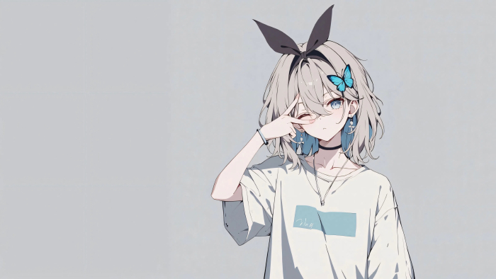 流萤星穹萌妹-崩坏4K电脑壁纸