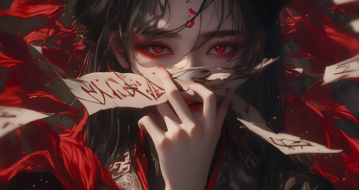 《暗夜妖姬：血色符文》4K动漫电脑壁纸