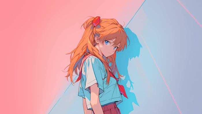 《新世纪福音战士》明日香4K电脑壁纸