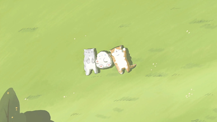 三只小猫4K动漫电脑壁纸 | 温馨治愈场景