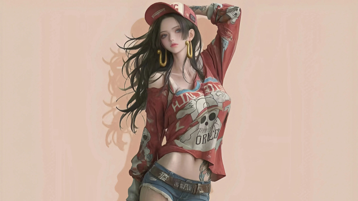 《海贼王》女帝汉库克酷炫造型