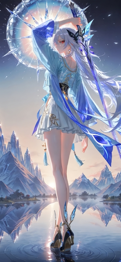 镜流·崩坏：星穹铁道飒爽奇幻少女 · 4K手机壁纸下载