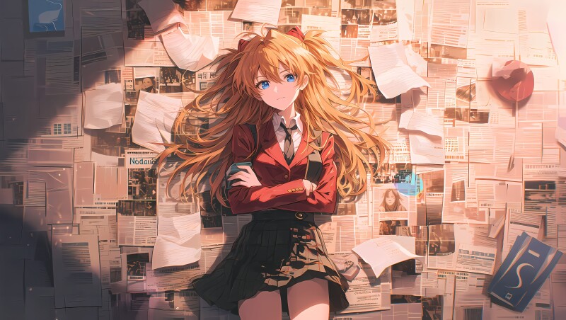 惣流·明日香 | EVA 4K高清电脑壁纸 · 动漫经典角色