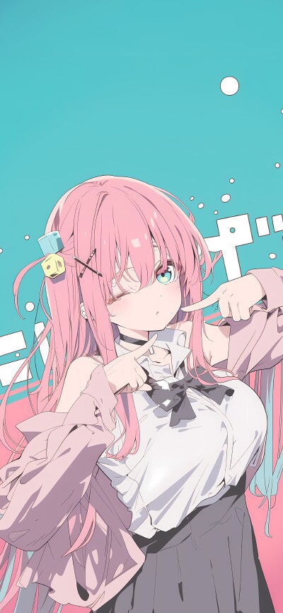 波奇酱·孤独摇滚!4K活泼俏皮手机壁纸下载