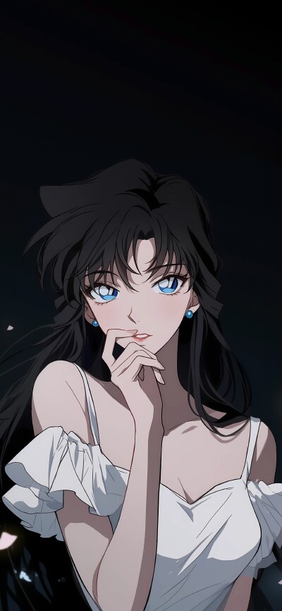 毛利兰·名侦探柯南4K高清手机壁纸下载｜优雅静谧少女