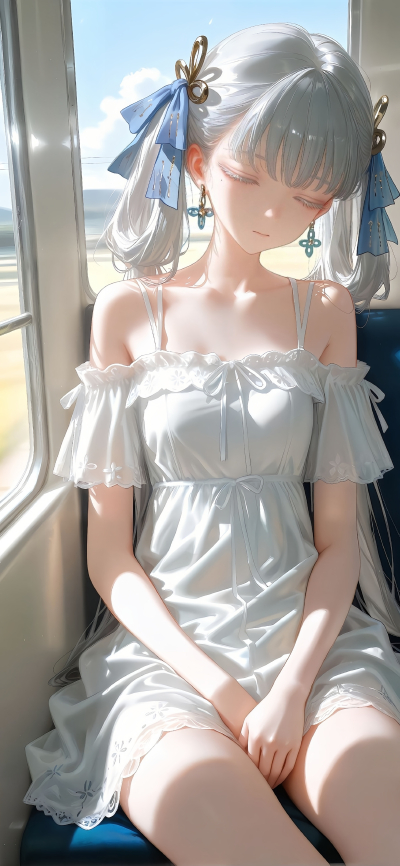 《鸣潮》今汐·银灰双马尾 4K静谧旅途手机壁纸