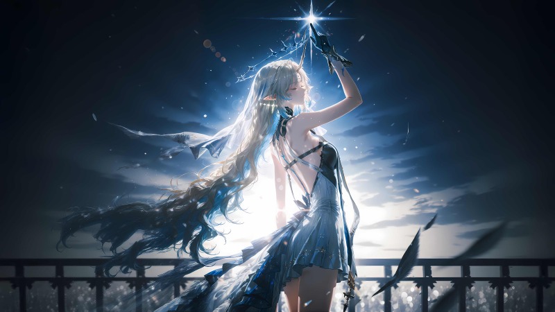 卡提希娅 高清4K电脑壁纸 | 《鸣潮》卡提希娅星空光芒壁纸下载