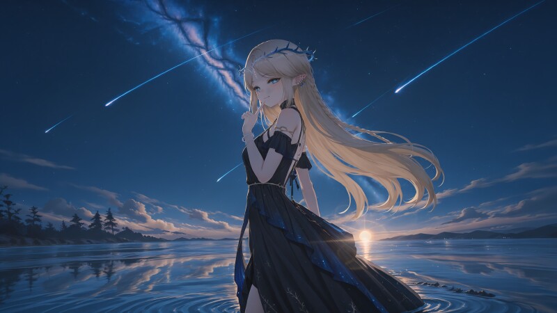 卡提希娅 4K高清电脑壁纸 | 《鸣潮》卡提希娅星光海岸风格壁纸