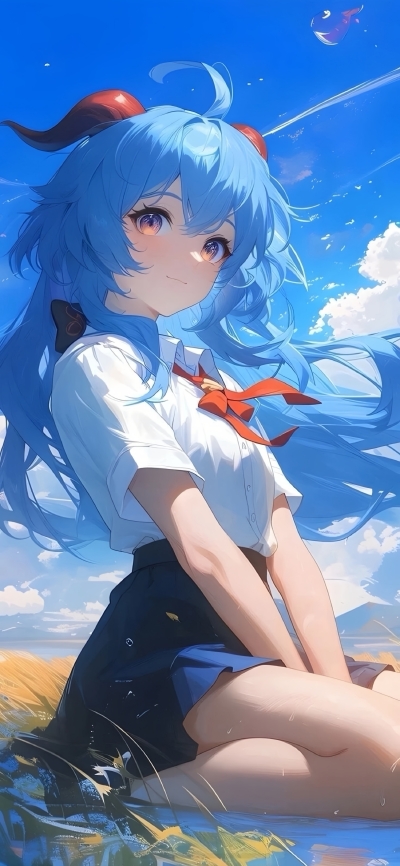 《原神》甘雨4K手机壁纸 | 高清唯美动漫人物壁纸下载